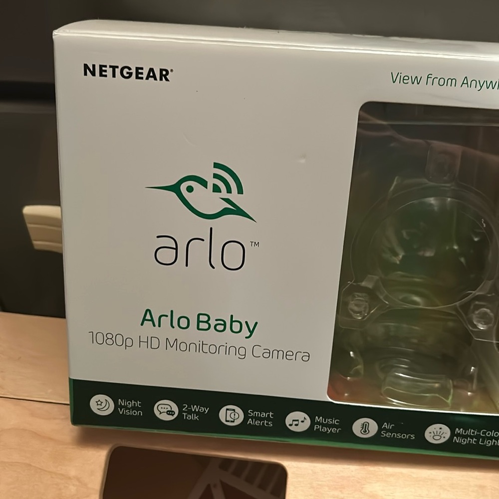 Arlo Baby 1080p HD Wi-Fi Smart Monitoring Camera ABC1000